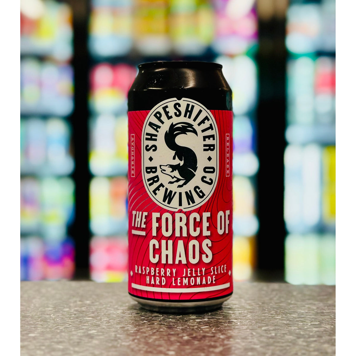 MIX 6 OR MORE GET 20% OFF' SHAPESHIFTER BREWING THE FORCE OF CHAOS RASPBERRY JELLY SLICE HARD LEMONADE 7% ABV