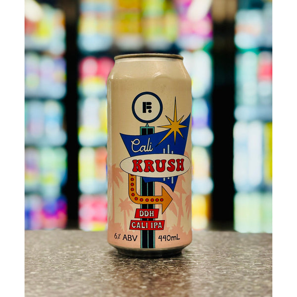 'MIX 6 OR MORE GET 20% OFF' FUTURE BREWING CALI KRUSH DDH CALI IPA 6% ABV