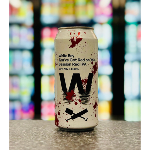 'MIX 6 OR MORE GET 20% OFF' WHITE BAY BREWING YOU'VE GOT RED ON YOU SESSION RED IPA 5.6% ABV