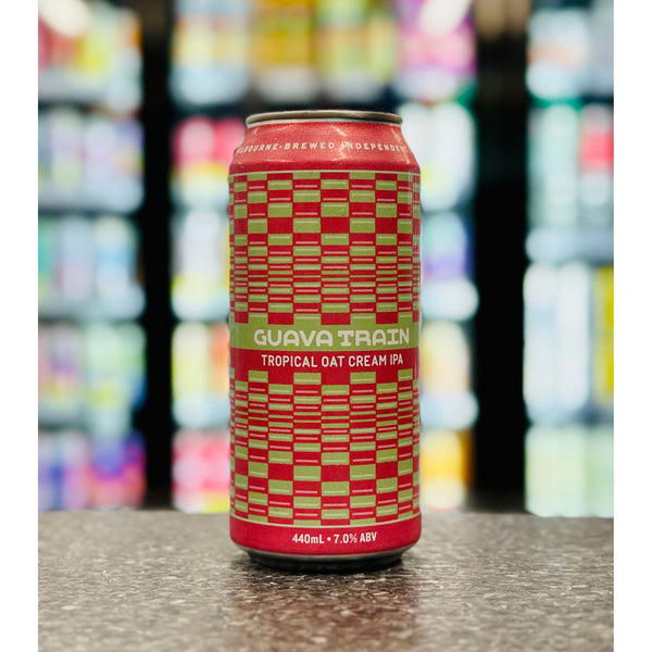 'MIX 6 OR MORE GET 20% OFF' HAWKERS BREWING GUAVA TRAIN TROPICAL OAT CREAM IPA 7% ABV