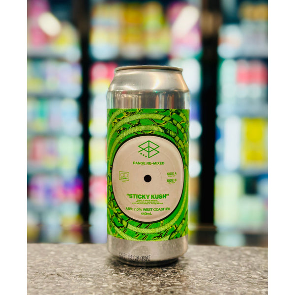 'MIX 6 OR MORE GET 20% OFF' RANGE BREWING STICKY KUSH WEST COAST IPA 7% ABV