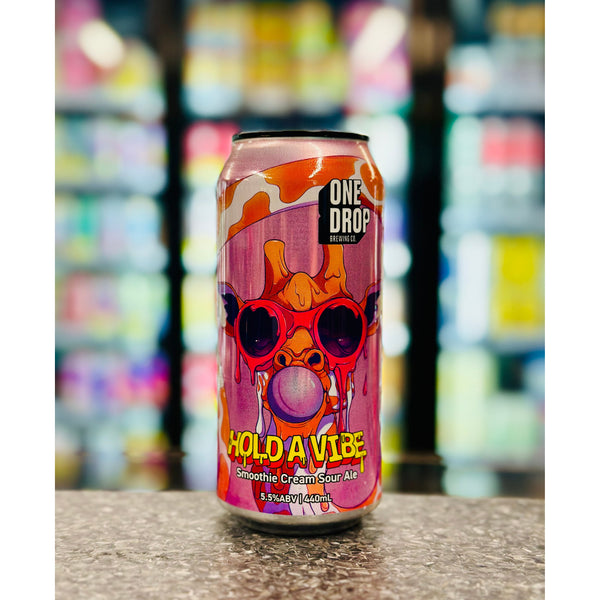 'MIX 6 OR MORE GET 20% OFF' ONE DROP BREWING HOLD A VIBE SMOOTHIE CREAM ALE 5.5% ABV