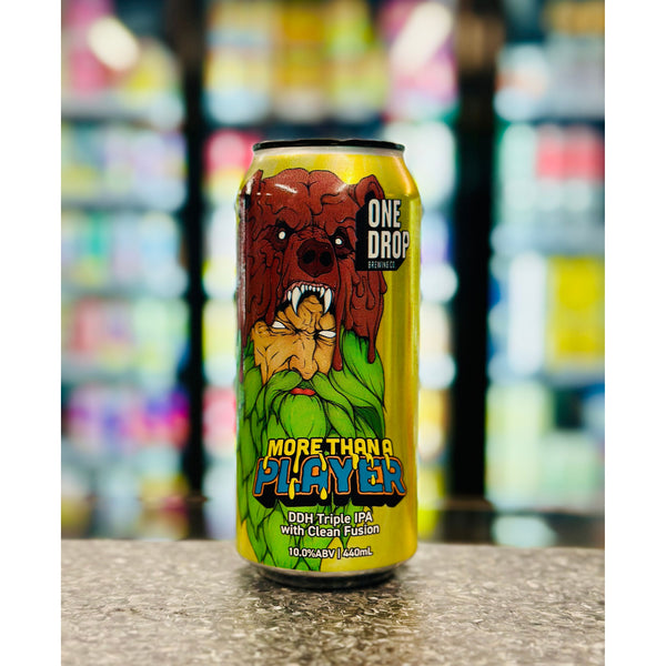 'MIX 6 OR MORE GET 20% OFF' ONE DROP BREWING MORE THAN A PLAYER DDH TRIPLE IPA 10% ABV