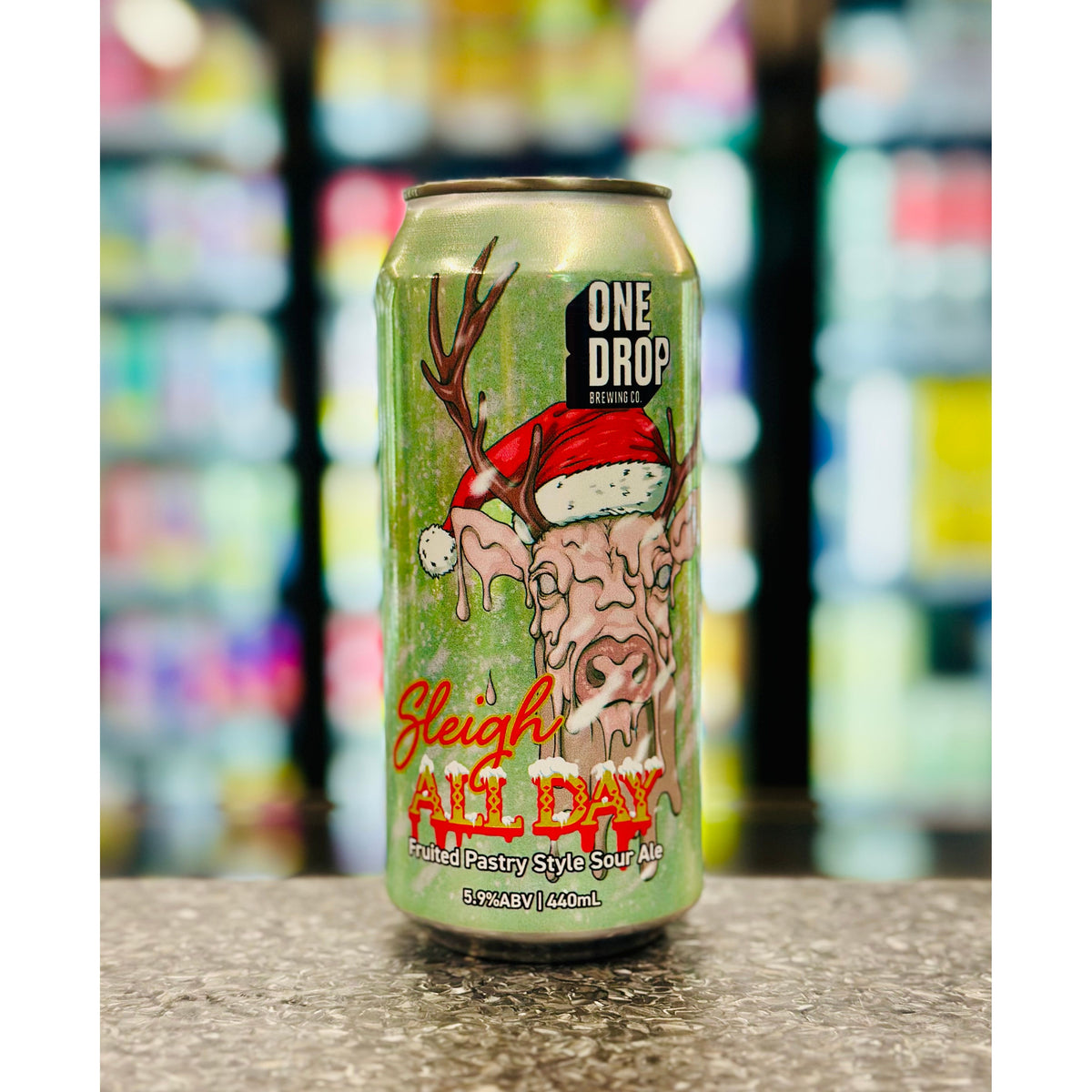 MIX 6 OR MORE GET 20% OFF' ONE DROP BREWING SLEIGH ALL DAY FRUITED PASTRY STYLE SOUR 5.9% ABV