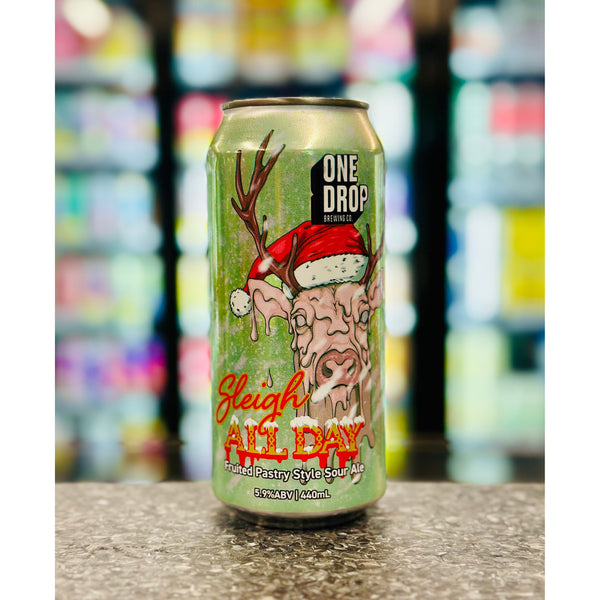 'MIX 6 OR MORE GET 20% OFF' ONE DROP BREWING SLEIGH ALL DAY FRUITED PASTRY STYLE SOUR 5.9% ABV