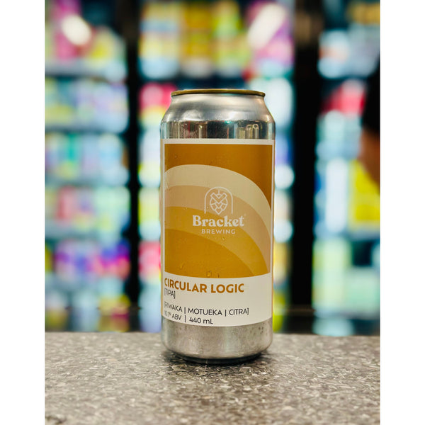 'MIX 6 OR MORE GET 20% OFF' BRACKET BREWING CIRCULAR LOGIC TRIPLE IPA 10.1% ABV