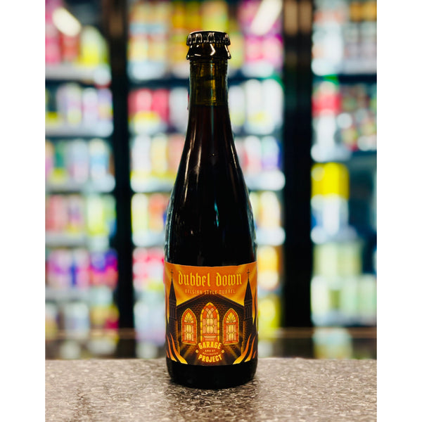 'MIX 6 OR MORE GET 20% OFF' GARAGE PROJECT DUBBEL DOWN BELGUIM STYLE DUBBEL 7.5% ABV