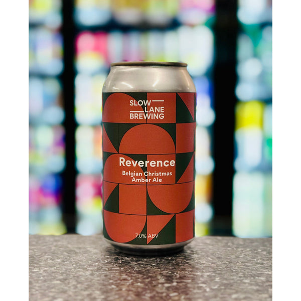 'MIX 6 OR MORE GET 20% OFF' SLOW LANE BREWING REVERENCE BELGIUM CHRISTMAS RED ALE 7% ABV
