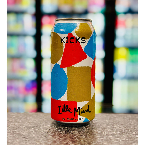 'MIX 6 OR MORE GET 20% OFF' KICK'S BREWING IDLE MIND DDH WEST COAST DOUBLE IPA 9.1% ABV