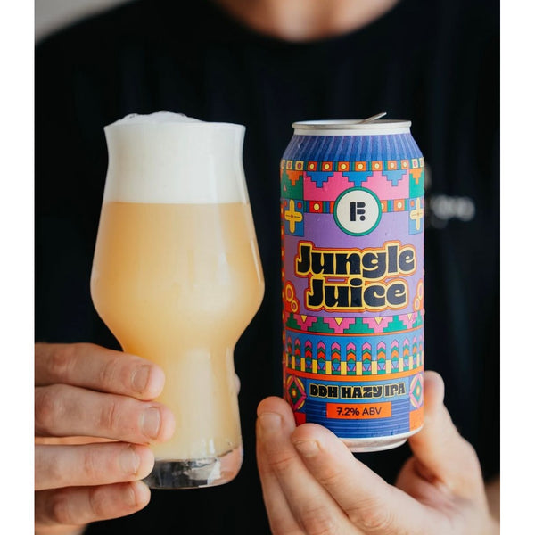 'MIX 6 OR MORE GET 20% OFF' FUTURE BREWING JUNGLE JUICE DOUBLE DRY HOPPED HAZY IPA 7.2% ABV