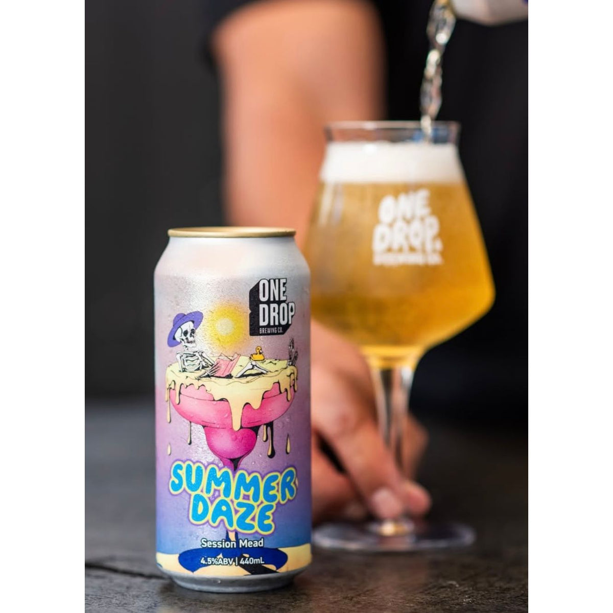 MIX 6 OR MORE GET 20% OFF' ONE DROP BREWING SUMMER DAZE SESSION MEAD 4.5% ABV