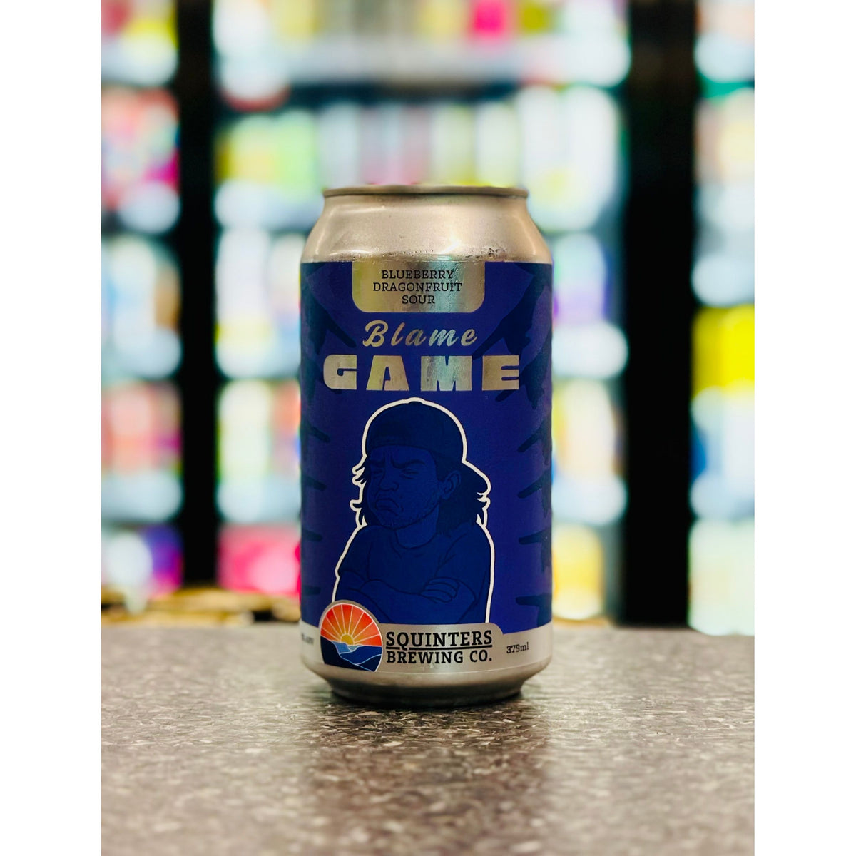 MIX 6 OR MORE GET 20% OFF' SQUINTERS BREWING BLAME GAME BLUEBERRY DRAGONFRUIT SOUR 5% ABV