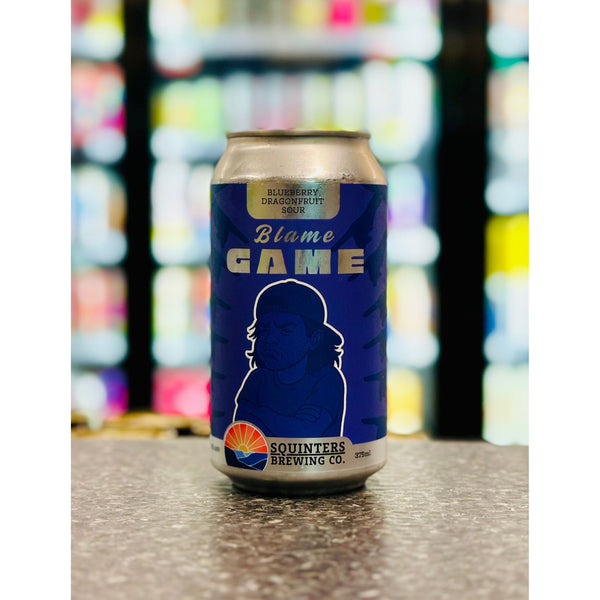 'MIX 6 OR MORE GET 20% OFF' SQUINTERS BREWING BLAME GAME BLUEBERRY DRAGONFRUIT SOUR 5% ABV