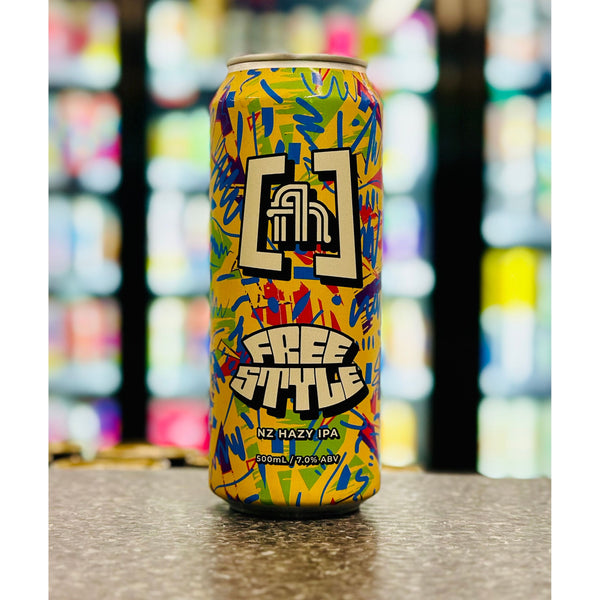 'MIX 6 OR MORE GET 20% OFF' WORKING TITLE BREWING X FREESTYLE HOPS FREE STYLE NZ HAZY IPA 7% ABV