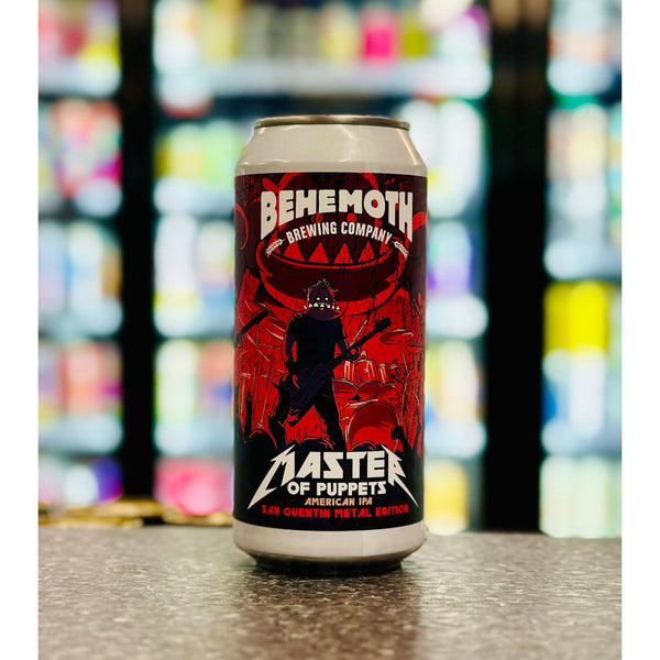 'MIX 6 OR MORE GET 20% OFF' BEHEMOTH BREWING MASTER OF PUPPETS AMERICAN IPA 6.7% ABV