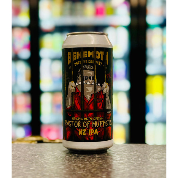 'MIX 6 OR MORE GET 20% OFF' BEHEMOTH BREWING PASTOR OF MUPPETS NZ IPA 6% ABV