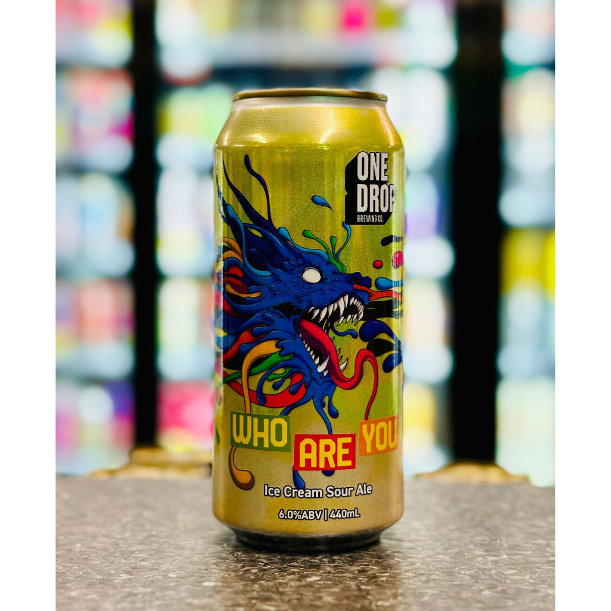 MIX 6 OR MORE GET 20% OFF' ONE DROP BREWING WHO ARE YOU ICE CREAM SOUR ALE 6% ABV