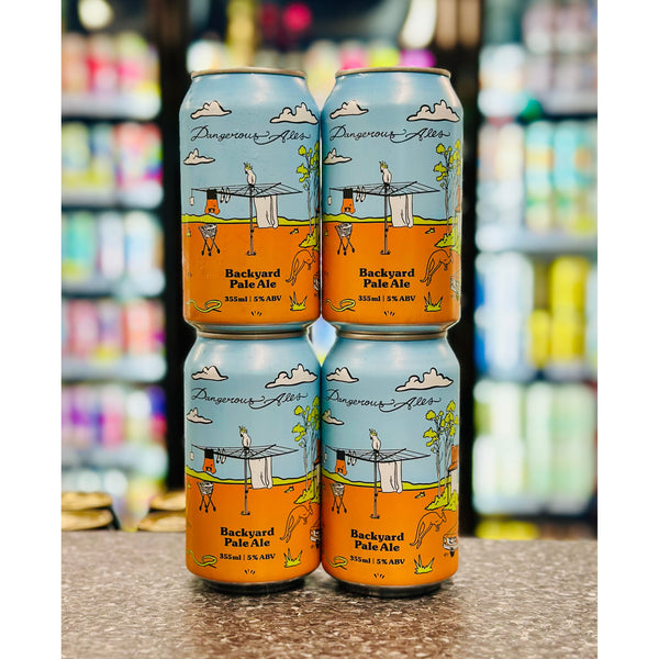 DANGEROUS ALES BACKYARD PALE 5% ABV (MANAGER'S PICK)