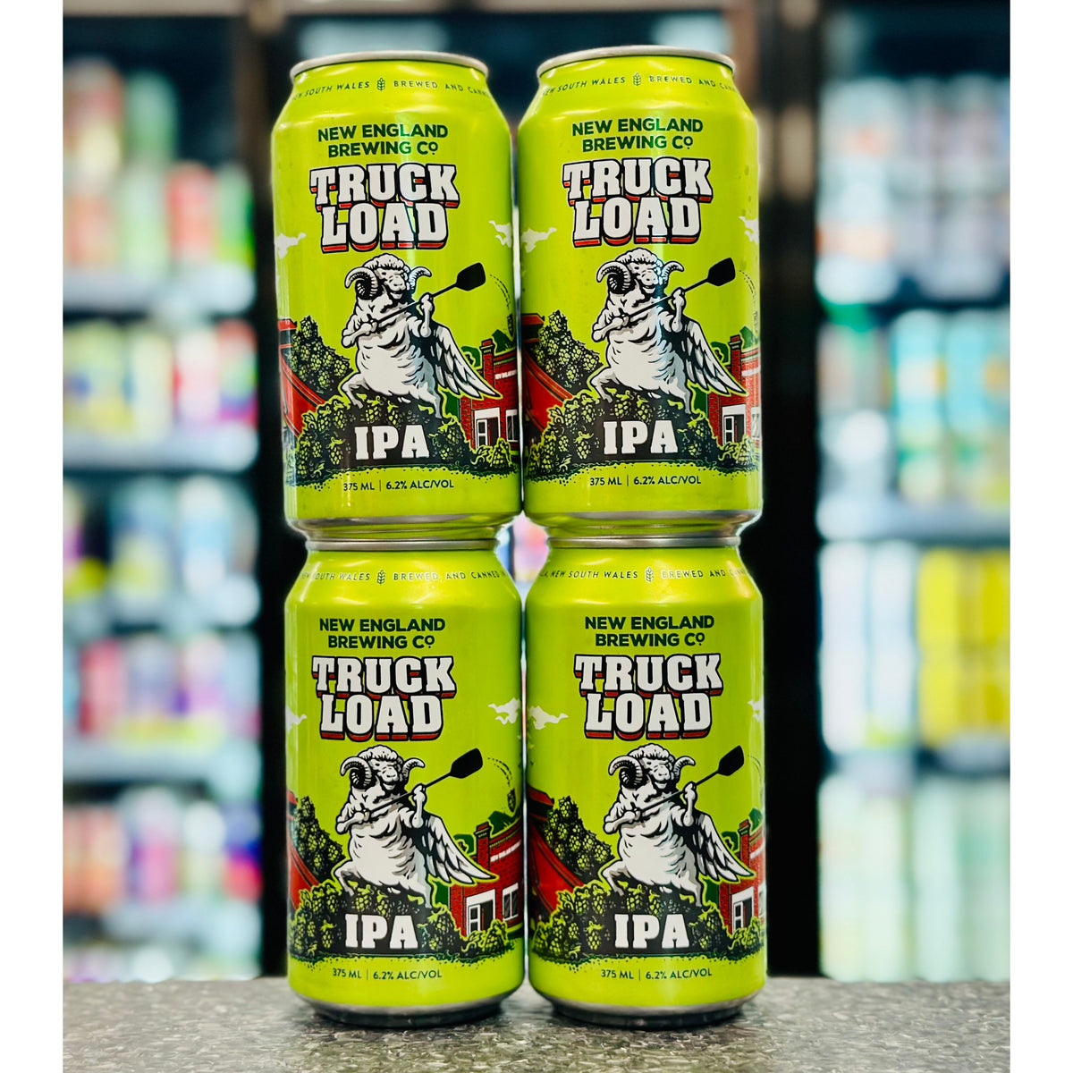 NEW ENGLAND BREWING TRUCKLOAD IPA 6.2% ABV