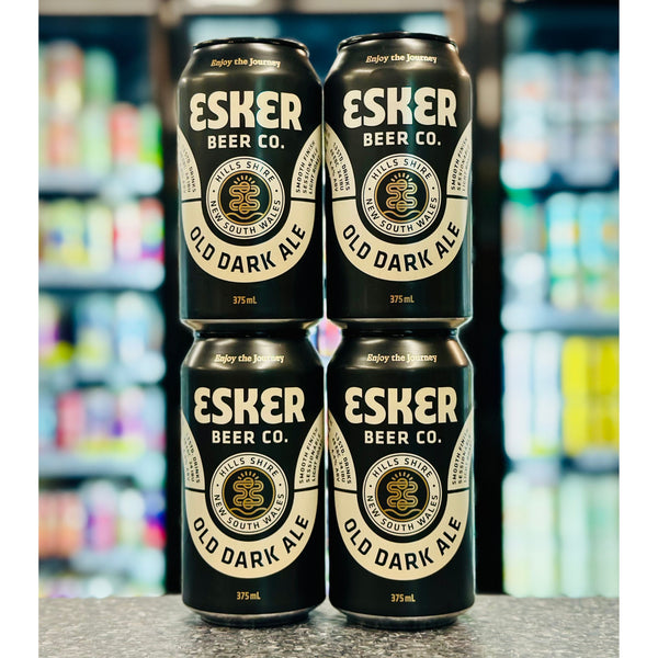 ESKER BEER CO. OLD DARK ALE 4.4% ABV