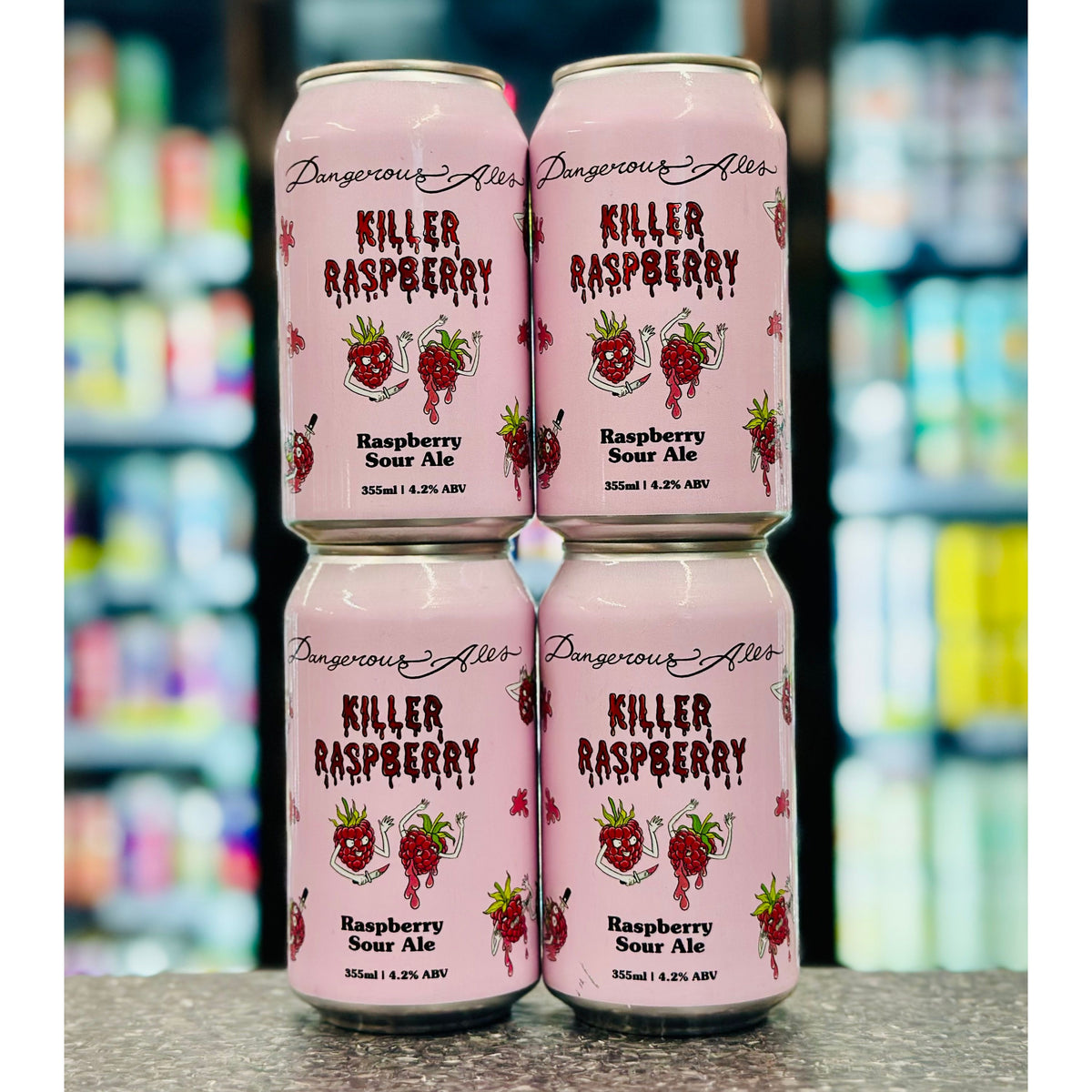 DANGEROUS ALES KILLER RASPBERRY SOUR ALE 4.2% ABV – Tom's Cellars ...