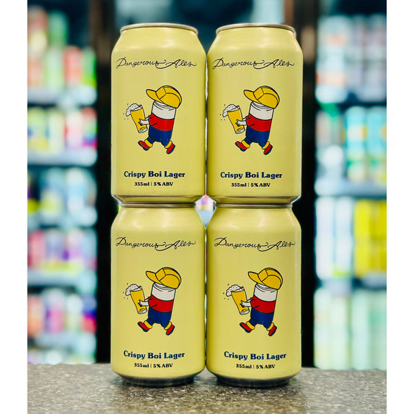 DANGEROUS ALES CRISPY BOI LAGER 5% ABV