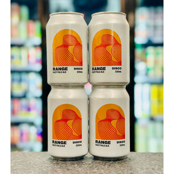 RANGE BREWING DISCO HAZY PALE ALE 5.2% ABV -MANAGER'S PICK