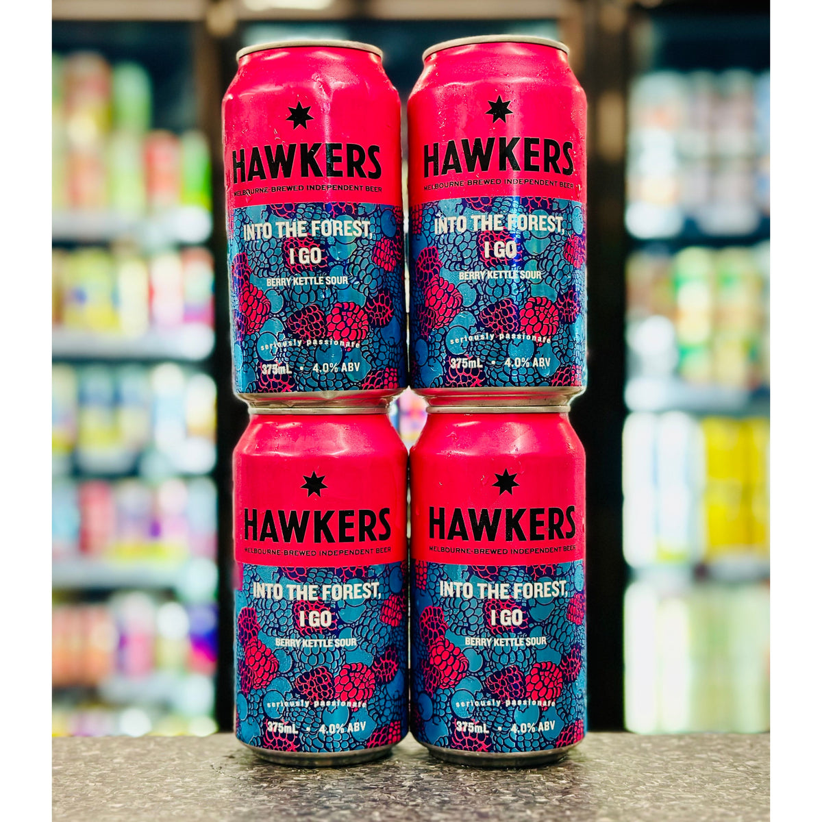 HAWKERS BREWING INTO THE FOREST BERRY KETTLE SOUR 4% ABV