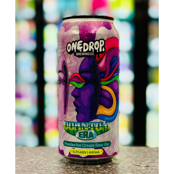'MIX 6 OR MORE GET 20% OFF' ONE DROP BREWING QUANTUM ERA PANDAN ICE CREAM SOUR ALE 6.3% ABV