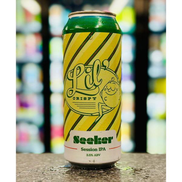 'MIX 6 OR MORE GET 20% OFF' SEEKER BREWING LIL' CRISPY SESSION IPA 3.5% ABV