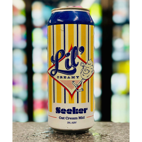 MIX 6 OR MORE GET 20% OFF' SEEKER BREWING LIL' CREAMY OAT CREAM MID 3% ABV