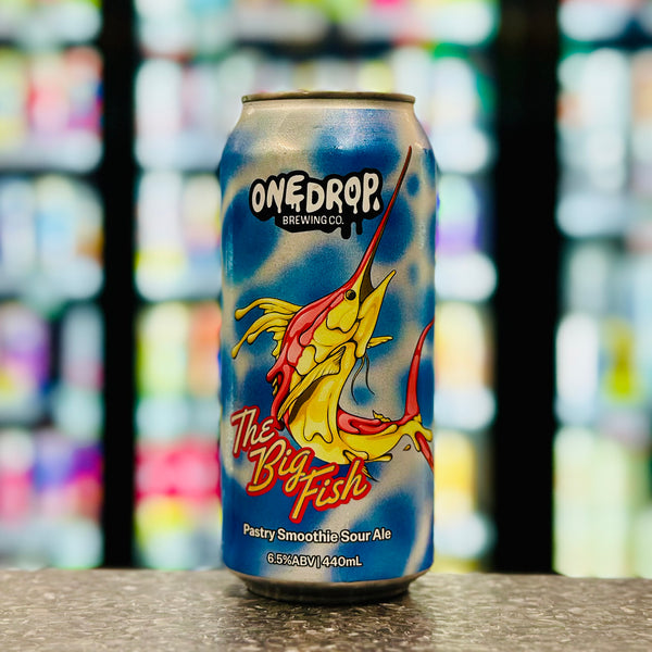 'MIX 6 OR MORE GET 20% OFF' ONE DROP BREWING THE BIG FISH PASTRY SMOOTHIE SOUR ALE 6.5% ABV