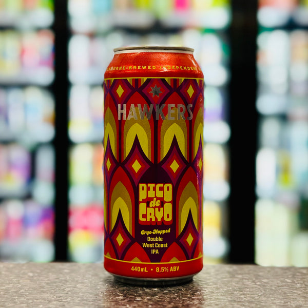'MIX 6 OR MORE GET 20% OFF' HAWKERS BREWING PICO DE CRYO DOUBLE WEST COAST IPA 8.5% ABV