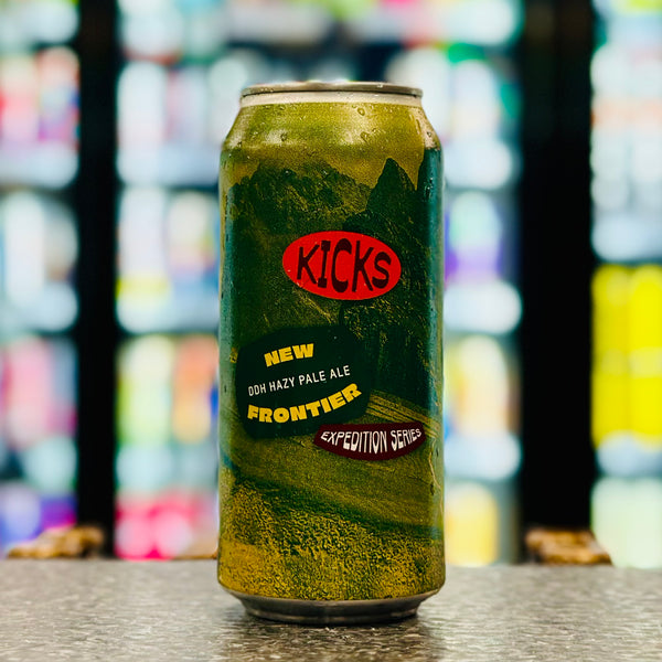 'MIX 6 OR MORE GET 20% OFF' KICKS BREWING NEW FRONTIER DDH HAZY PALE ALE 5.3% ABV