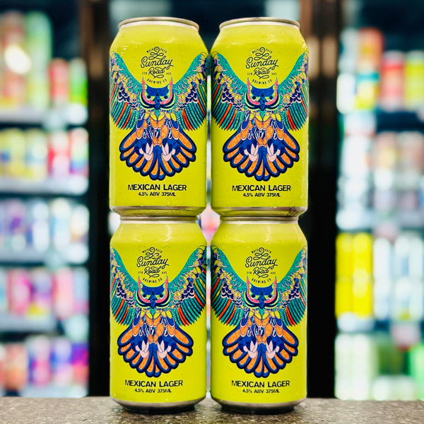 SUNDAY ROAD BREWING MEXICAN LAGER 4.5% ABV