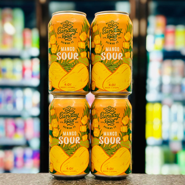 SUNDAY ROAD BREWING MANGO SOUR 4% ABV