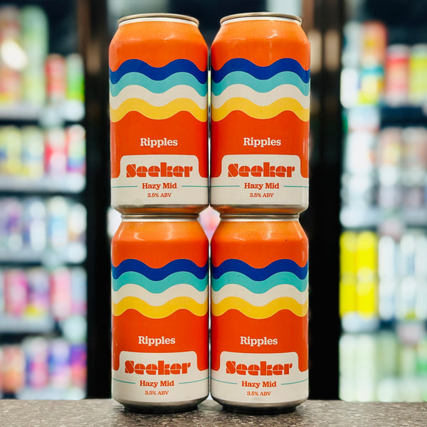 SEEKER BREWING RIPPLES HAZY MID 3.5% ABV