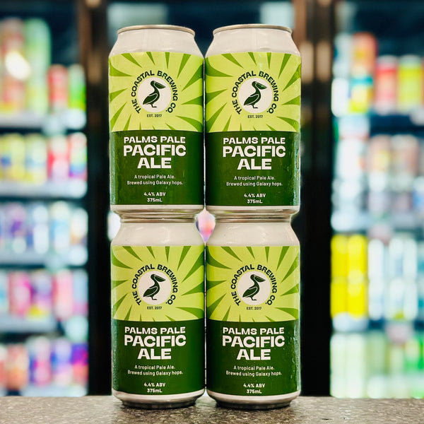 COASTAL BREWING CO. PALMS PALE PACIFIC ALE 4.4% ABV
