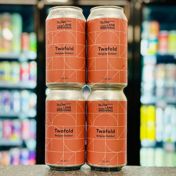 SLOW LANE BREWING TWOFOLD BELGIUM DUBBEL 7.5% ABV
