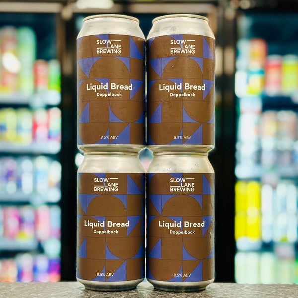 SLOW LANE BREWING LIQUID BREAD DOPPELBOCK 8.5% ABV