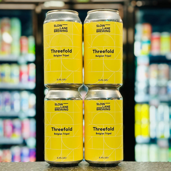 SLOW LANE BREWING THREEFOLD BELGIUM TRIPEL 8.4% ABV