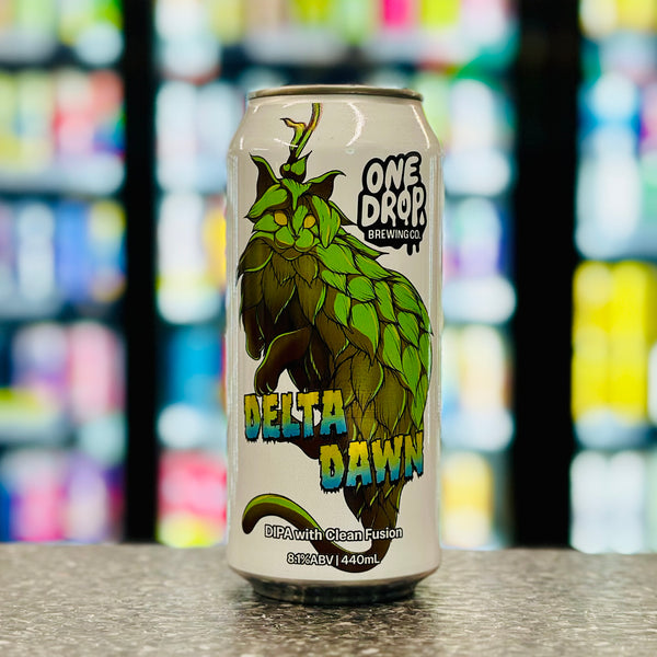 'MIX 6 OR MORE GET 20% OFF' ONE DROP BREWING DELTA DAWN DOUBLE IPA 8.1% ABV