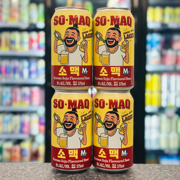 SO-MAQ KOREAN SOJU FLAVOURED LAGER 8% ABV
