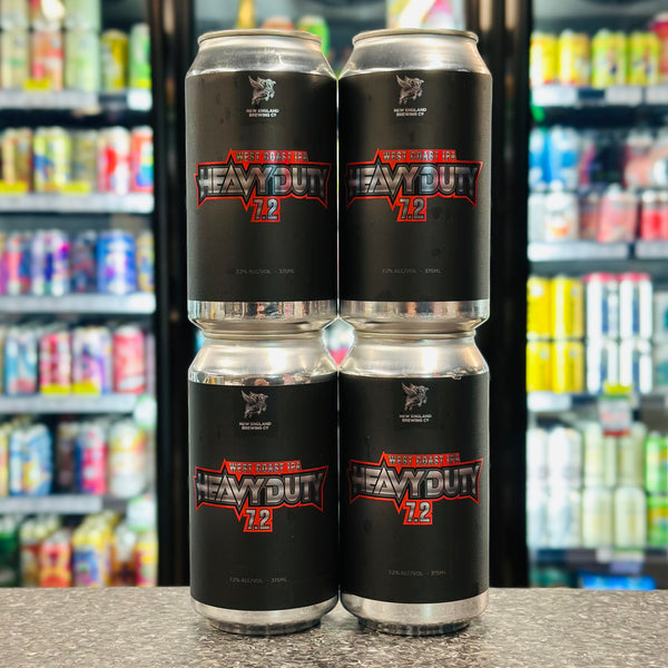 NEW ENGLAND BREWING HEAVY DUTY 7.2 WEST COAST IPA 7.2% ABV