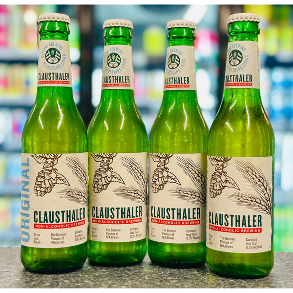 CLAUSTHALER ORIGINAL NON ALCOHOLIC BEER 4 PACK