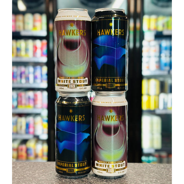 HAWKERS 2026 WHITE & IMPERIAL STOUT MIXED 4 PACK