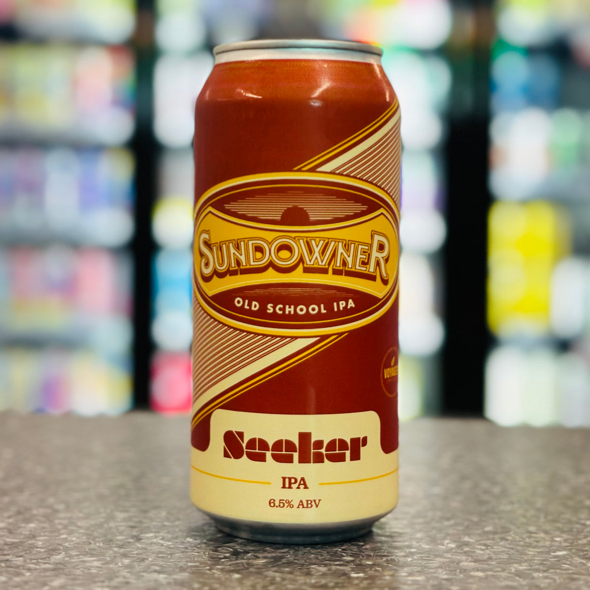 MIX 6 OR MORE GET 20% OFF' SEEKER BREWING SUNDOWNER OLD SKOOL IPA 6.5% ABV