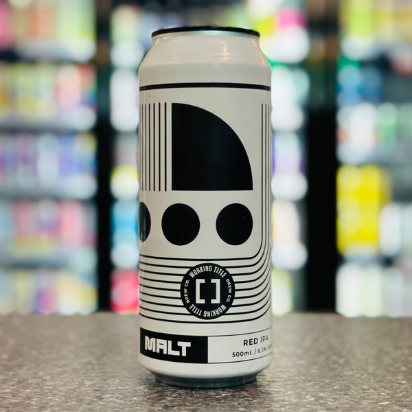 'MIX 6 OR MORE GET 20% OFF' WORKING TITLE BREWING THE FIFTH ELEMENT MALT RED IPA 6.5% ABV