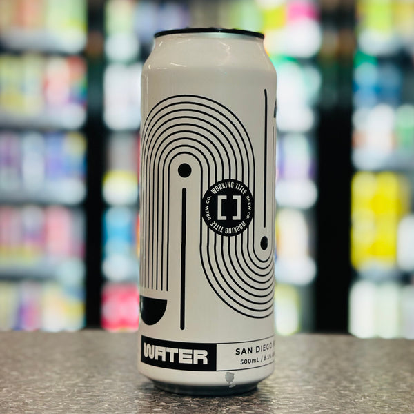 MIX 6 OR MORE GET 20% OFF' WORKING TITLE BREWING THE FIFTH ELEMENT WATER SAN DIEGO IPA 8.5% ABV