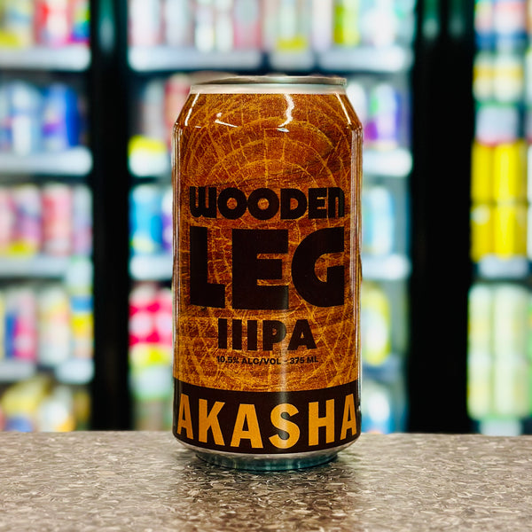 MIX 6 OR MORE GET 20% OFF' AKASHA BREWING WOODEN LEG TRIPLE IPA 10.5% ABV